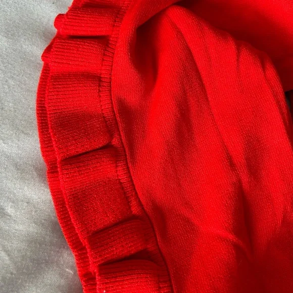 H&M Red Ruffled Sweater - Picture 3 of 4